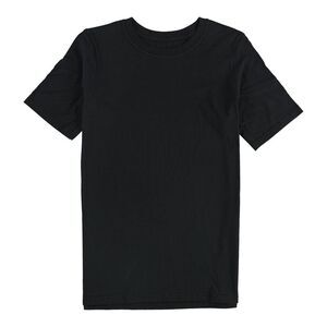 Tags Weekly Mens Crew Neck Basic T-Shirt, Black, S, DM